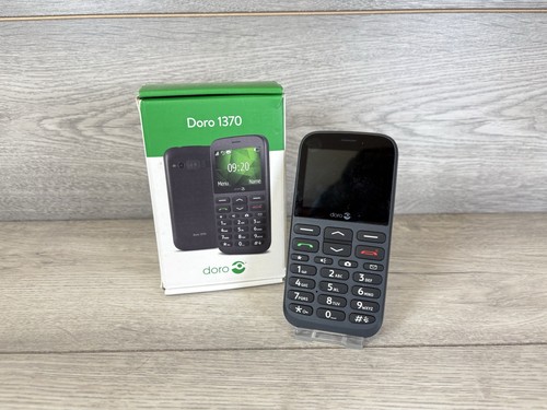Doro 1370 black senior - senior, big
