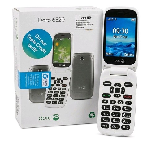 Doro 6520 flip phone - doro,